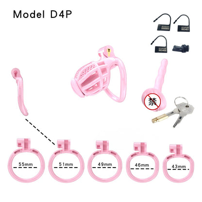 Honeycomb Obedient Chastity Cage – Lightweight Resin, 5 Ring Sizes & Built-in Lock