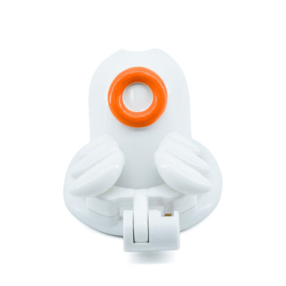 Lightweight Angel-Inspired Male Chastity Cage — Ergonomic Design with Hidden Lock and 4 Rings for Gentle but Firm Control