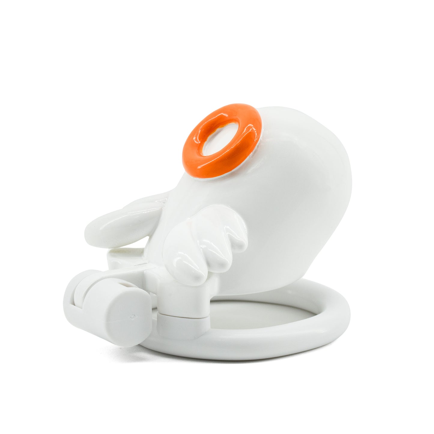 Lightweight Angel-Inspired Male Chastity Cage — Ergonomic Design with Hidden Lock and 4 Rings for Gentle but Firm Control