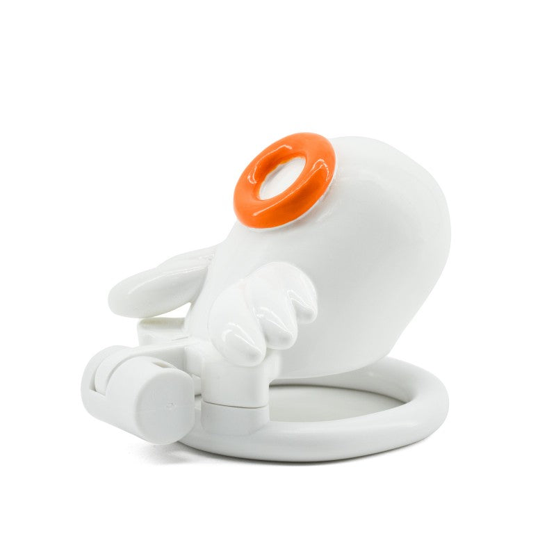 Leichter, von Engeln inspirierter Keuschheitskäfig für Männer – Ergonomisches Design mit verstecktem Schloss und 4 Ringen für sanfte, aber feste Kontrolle