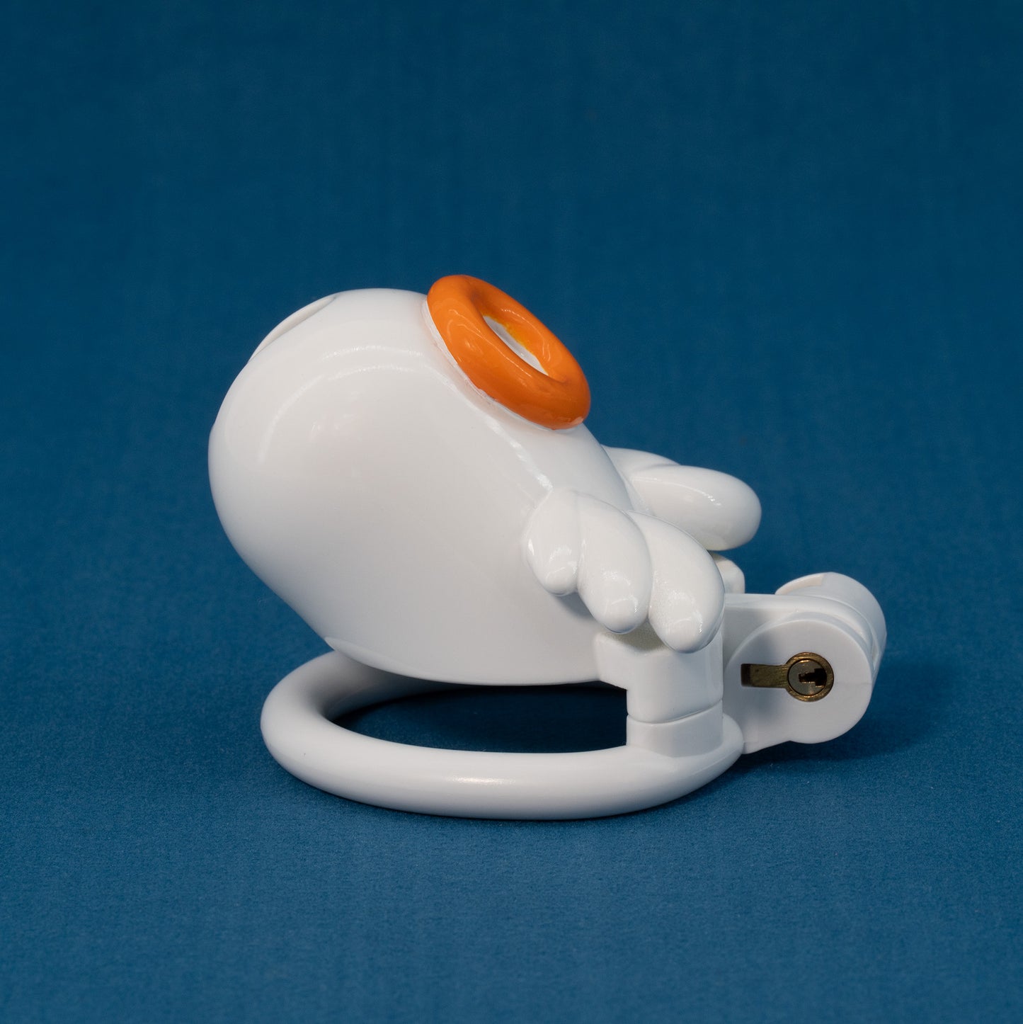 Lightweight Angel-Inspired Male Chastity Cage — Ergonomic Design with Hidden Lock and 4 Rings for Gentle but Firm Control