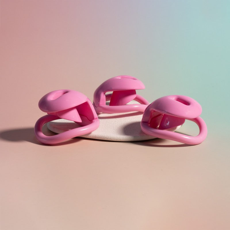 Inverted Chastity Lock – Plastic TSA-Safe, Negative/Positive Sizes