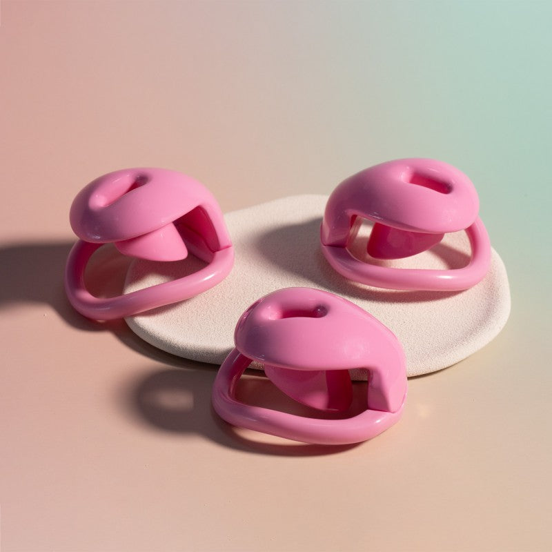 Inverted Chastity Lock – Plastic TSA-Safe, Negative/Positive Sizes