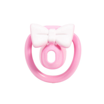 Cute Bow Chastity Ring Set – Progressive Multi-Size Base Rings with Bow Caps