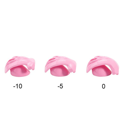 Realistic Vulva Shaped Chastity Cage Set – Pink & Black | Adjustable Flatness (-10 / -5 / 0) | 4 Progressive Ring Sizes