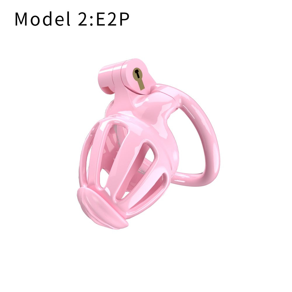 3D Printed Male Chastity Cage – Lightweight Penis Lock with 5 Rings for Erection Control & Bondage Fun