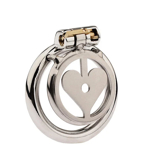 JAULA DE CASTIDAD PLANA DE METAL LOVE