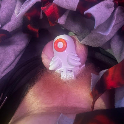 Leichter, von Engeln inspirierter Keuschheitskäfig für Männer – Ergonomisches Design mit verstecktem Schloss und 4 Ringen für sanfte, aber feste Kontrolle