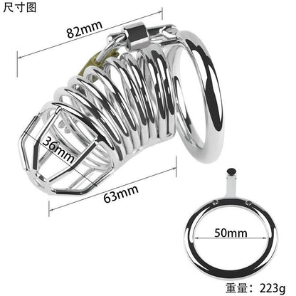 Jaula de castidad - Dispositivos de castidad masculinos con cinturón de castidad