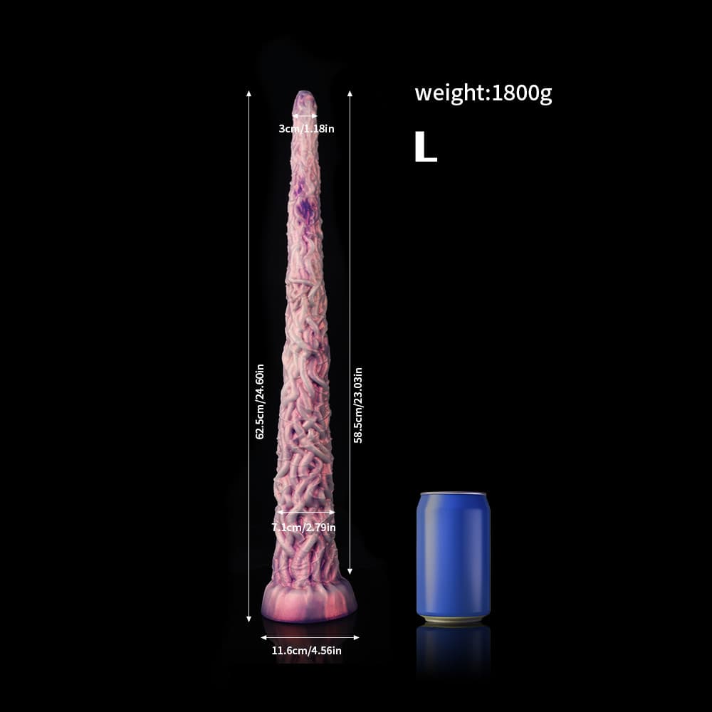 Vine Purple Tentacle Dildo – Artistic Fantasy Silicone Toy with Elegant Gradient