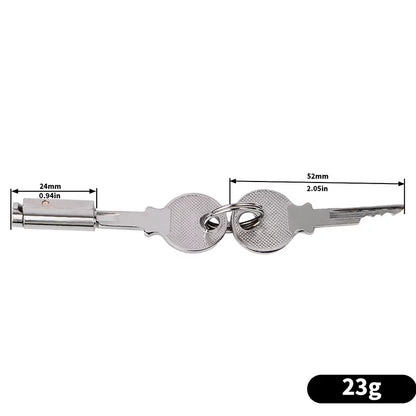 Metal Male Chastity Cage with Prince Albert Lock – Small Size