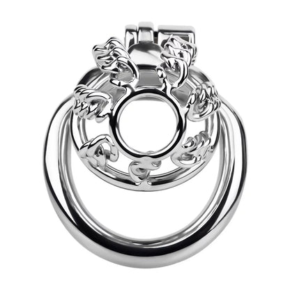 Male Chastity Metal Cock Cage– Slim Chain Version