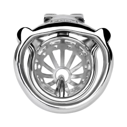 Metal Chastity Cage with Dual-Mode PA Ring – Removable Design for Two Unique Sensations