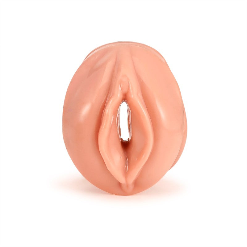 Sissy Chastity Cage – Small Silicone Faux Labia Design
