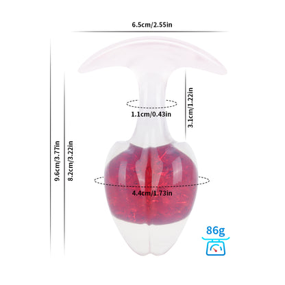 Bean Sprout Crystal Butter Plug- 9Colors