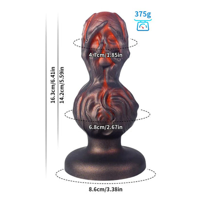 Skeleton Hand Crimson Butt Plug – Bone Grip Series Dark Fantasy Toy