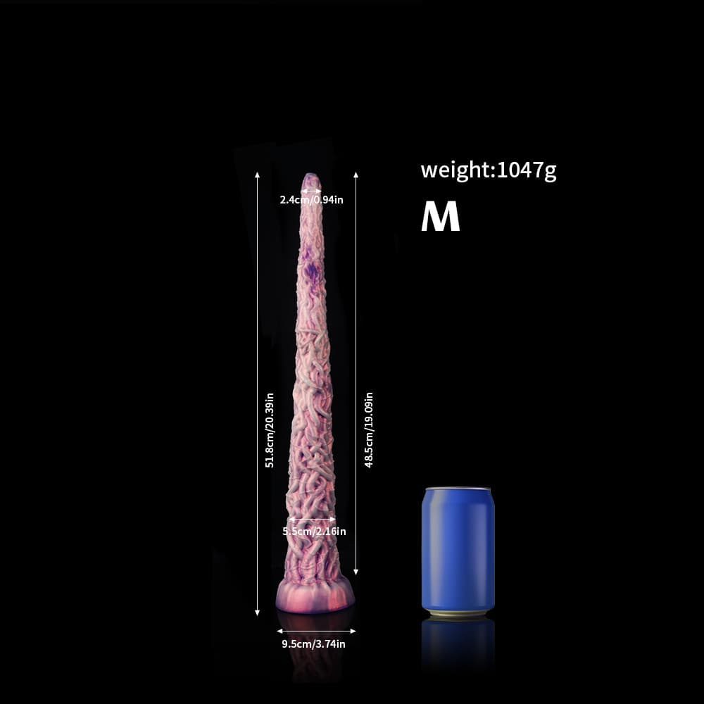 Vine Purple Tentacle Dildo – Artistic Fantasy Silicone Toy with Elegant Gradient