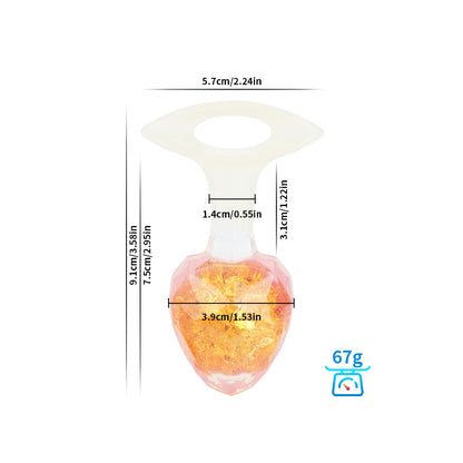 Diamond Crystal Butter Plugs - 9 Colors