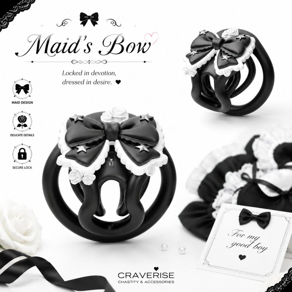 Maid’s Bow Chastity Cage