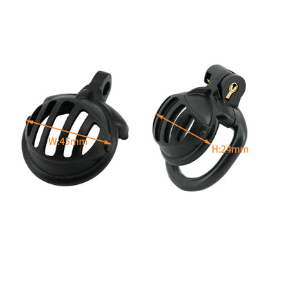 Knight helmet chastity lock