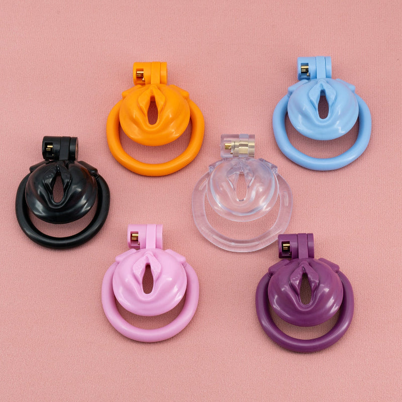 Imitation clitoral chastity lock