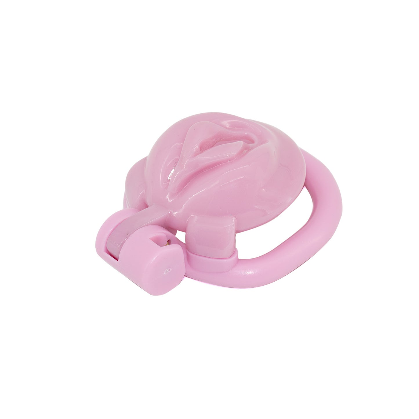 Imitation clitoral chastity lock