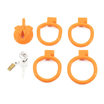 Imitation clitoral chastity lock