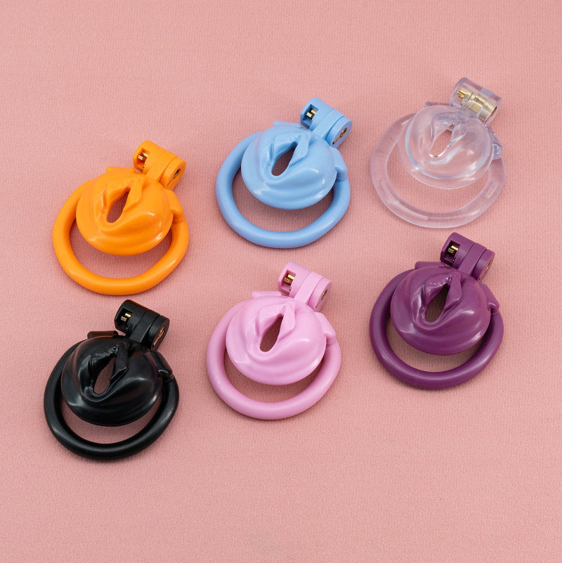 Imitation clitoral chastity lock