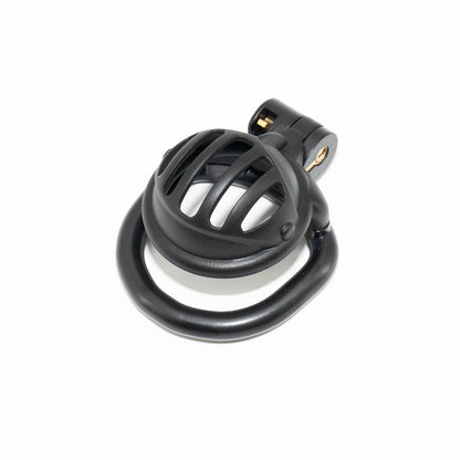 Knight helmet chastity lock