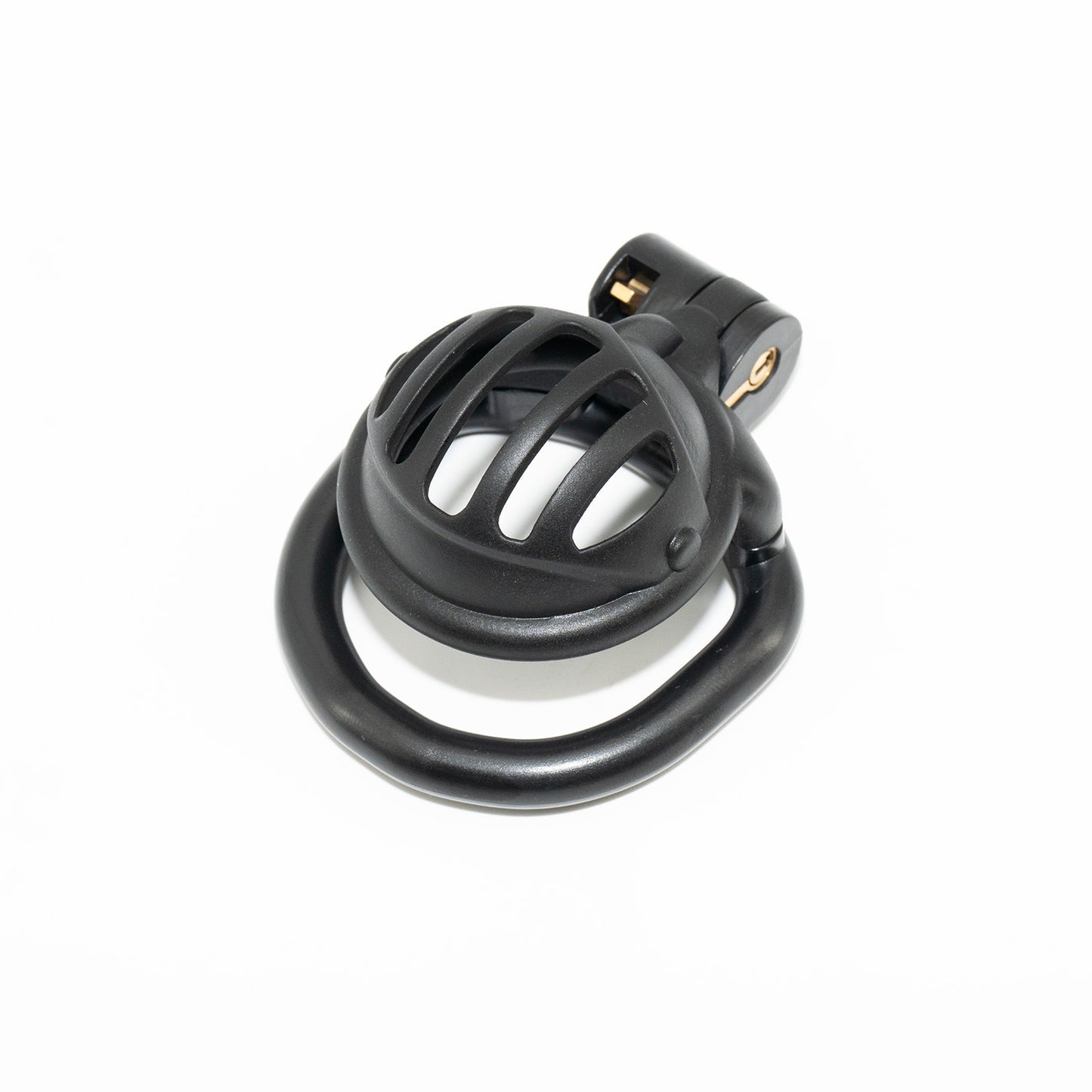 Knight helmet chastity lock