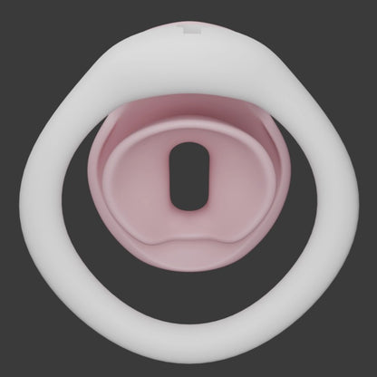 Cute Pink Paw Bone Chastity Cage for Men | Kawaii Pet Play Lock Device