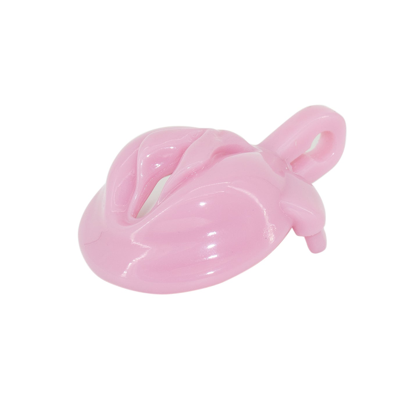 Imitation clitoral chastity lock