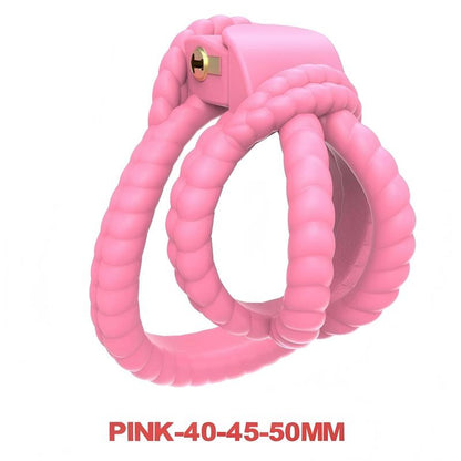 Rope Design Chastity Cage – Artistic Rope-Look Male Lock