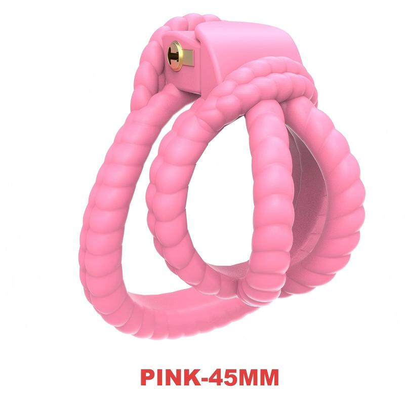 Rope Design Chastity Cage – Artistic Rope-Look Male Lock