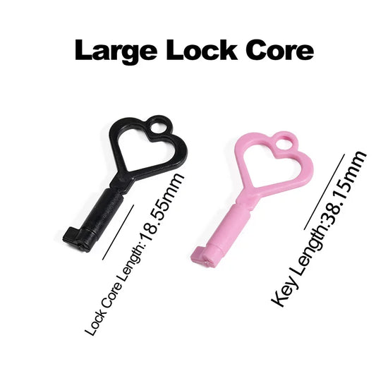Silent Plastic Key – TSA-Friendly, Compatible with Select Chastity Styles