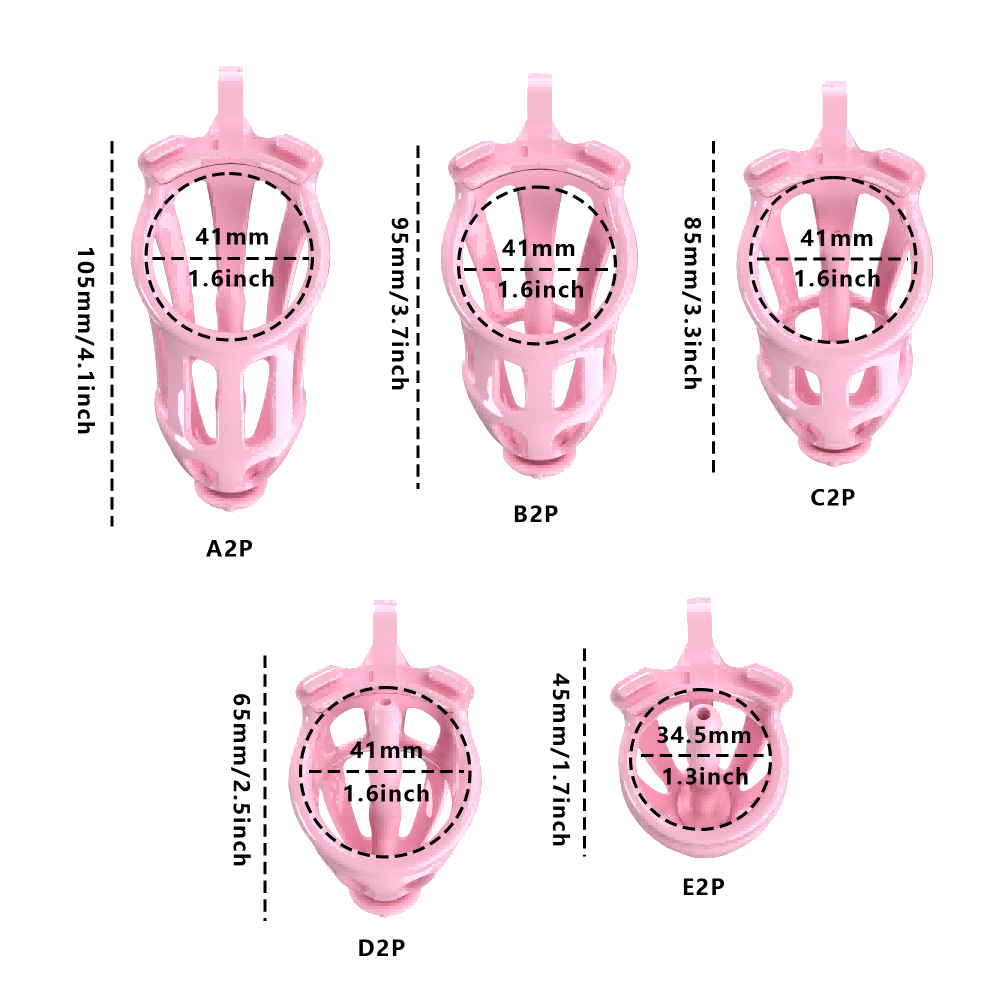 3D Printed Male Chastity Cage – Resin Lock with Strap & Perforated Ring Design for Men