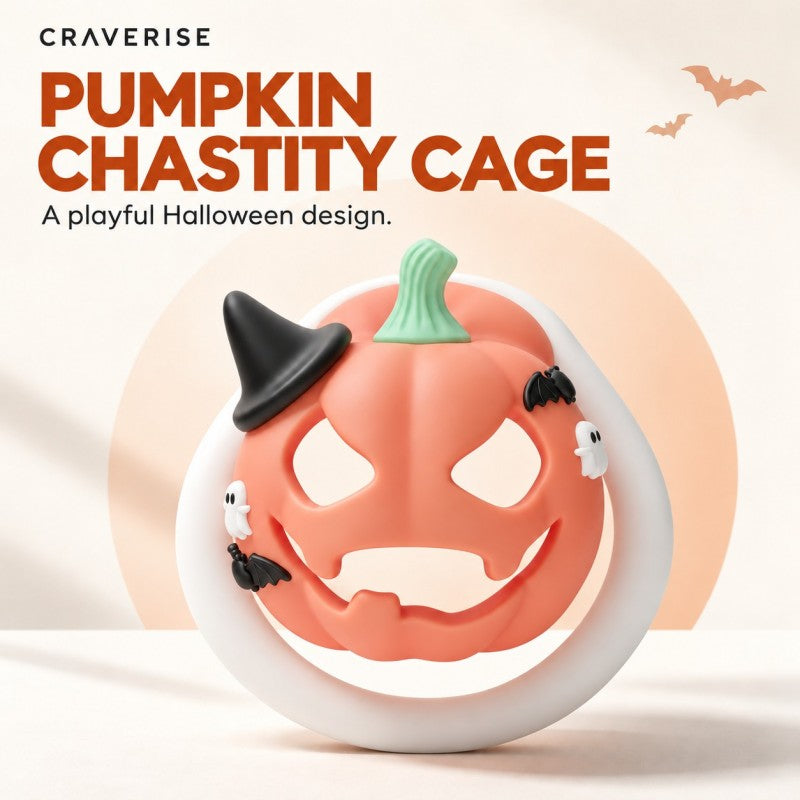 Pumpkin Chastity Cage – Halloween Design