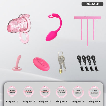 Transparent Flexible Chastity Cage with Stretchable Design