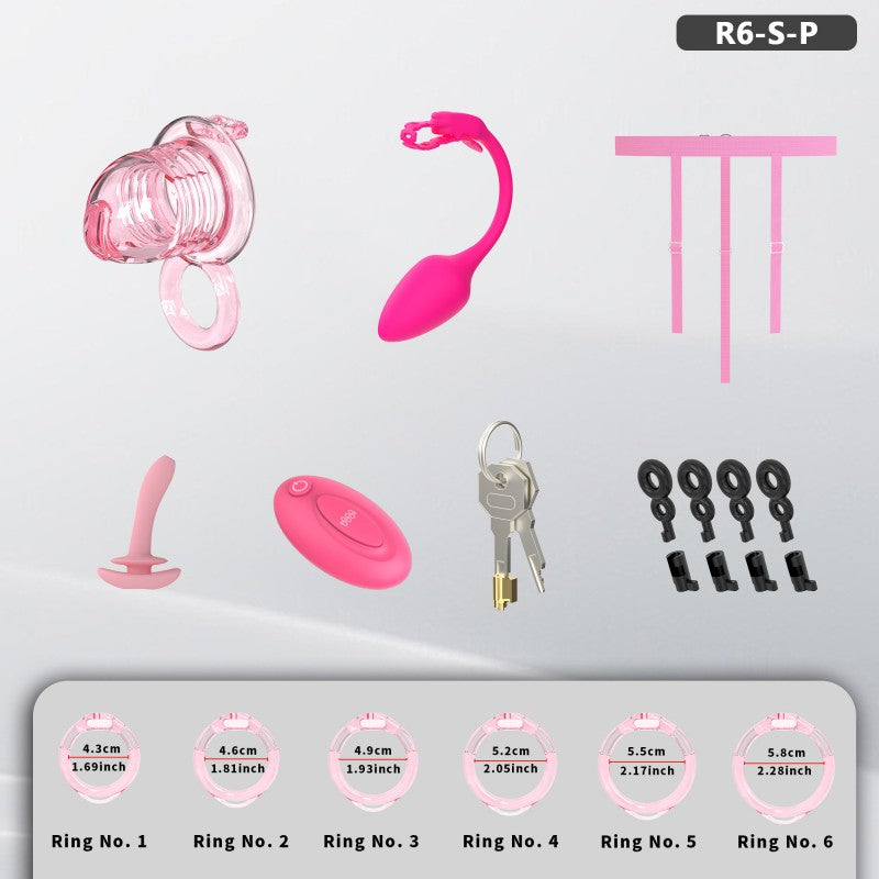Transparent Flexible Chastity Cage with Stretchable Design