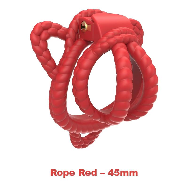 Rope Design Chastity Cage – Artistic Rope-Look Male Lock