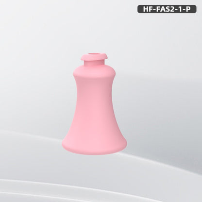 Pink long L Gen 2 recessed insert with a narrow mounting end and flared opening.