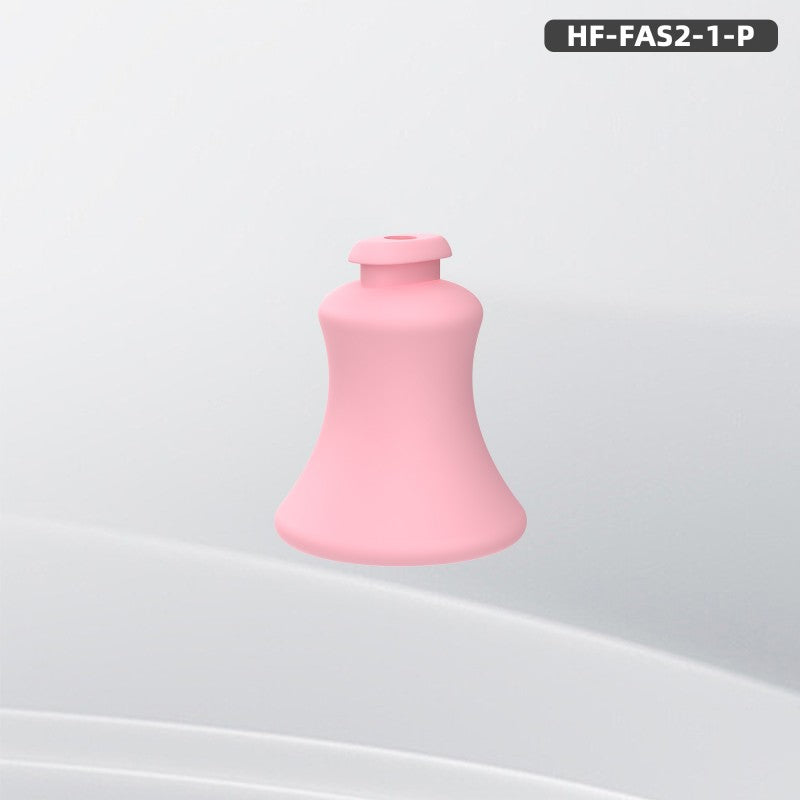 Pink short S Gen 2 recessed insert with a narrow mounting end and flared opening.