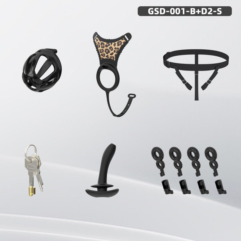 Modular Silicone Chastity Cage System | Remote Control Vibration & Adjustable Wearable Design (GSD D2)