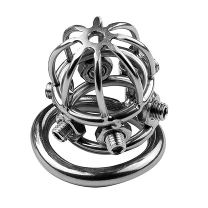 SPIKED CAKE CAGE MALE STEEL RIVET A1