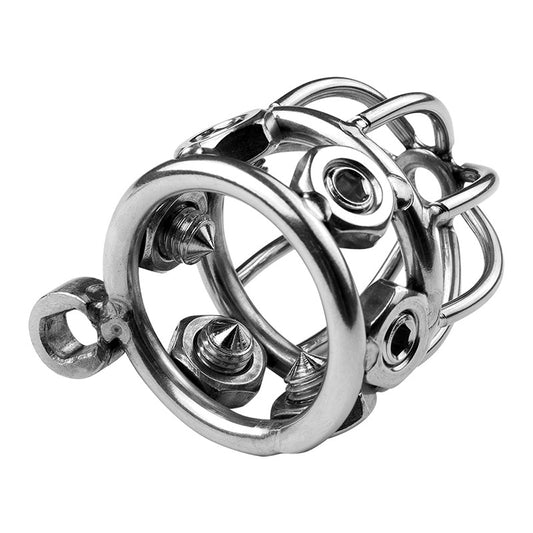 SPIKED CAKE CAGE MALE STEEL RIVET A1