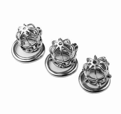 SPIKED CAKE CAGE MALE STEEL RIVET A1