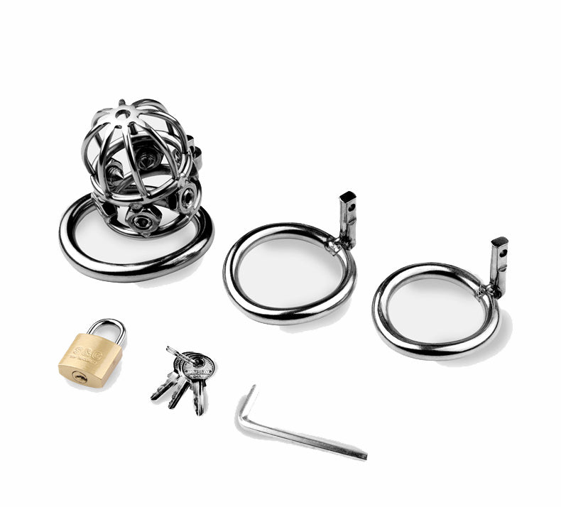 SPIKED CAKE CAGE MALE STEEL RIVET A1