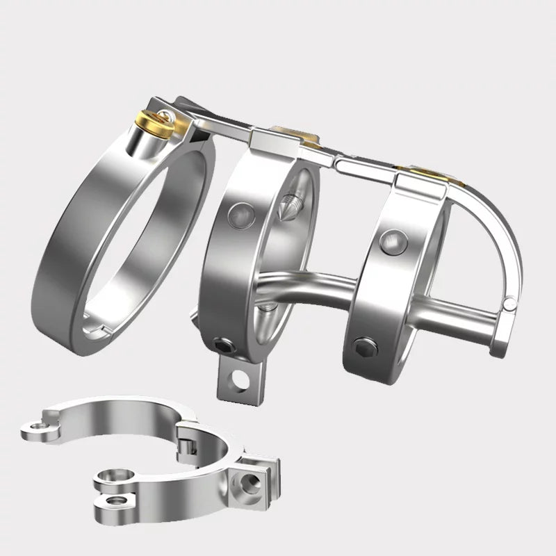 SPIKED CHASTITY CAGE METAL PUNK