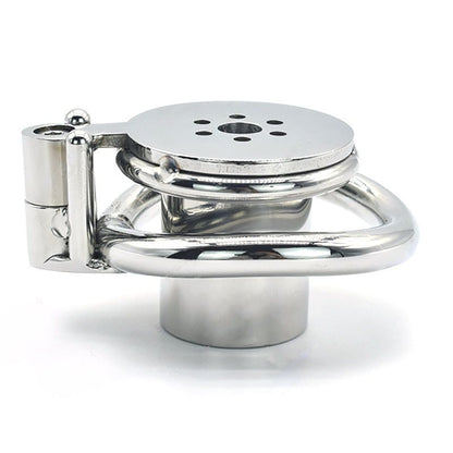 Keyless Inverted Chastity Cage with Urethral Plug