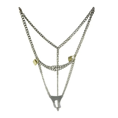 Stainless Steel Female Chastity Belt Lock SL25009